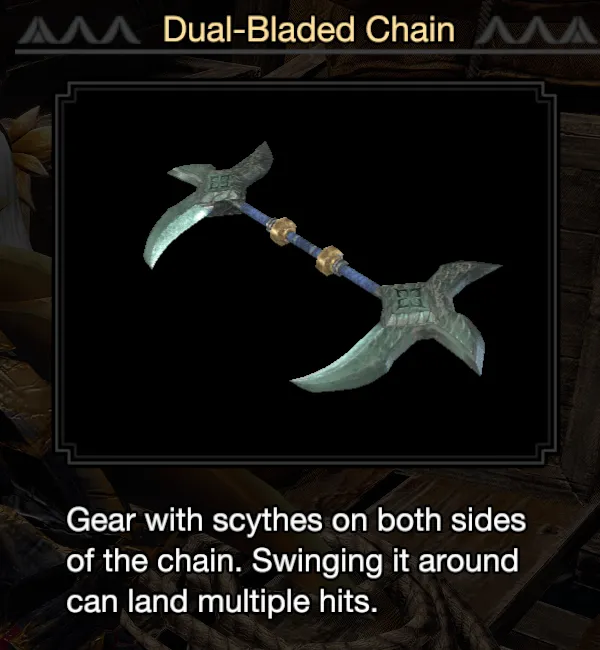 Dual-bladed Chains